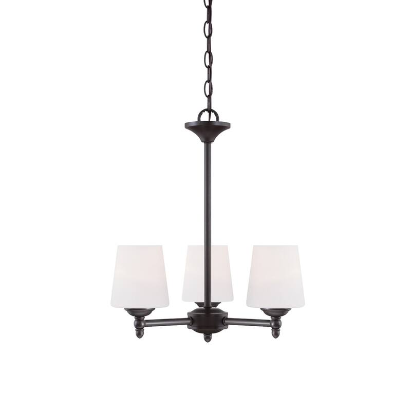 Darcy 3 Light Chandelier - Oil Rubbed