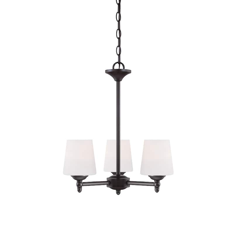 Darcy 3 Light Chandelier - Oil Rubbed
