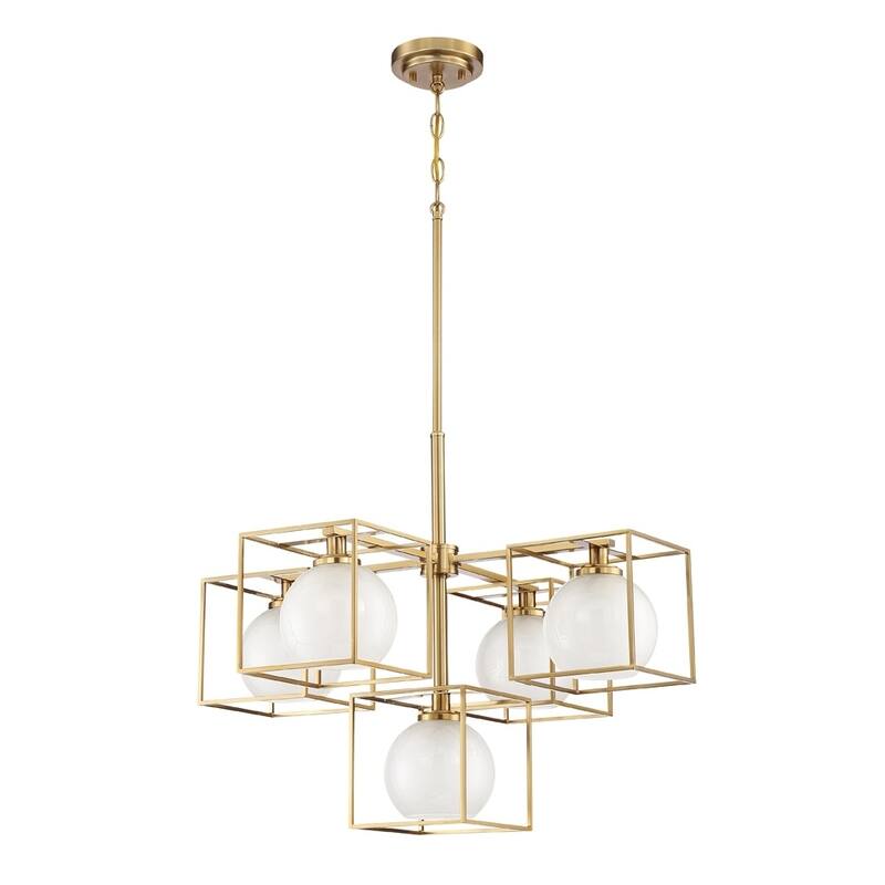 Cowen 5 Light Chandelier - Brushed