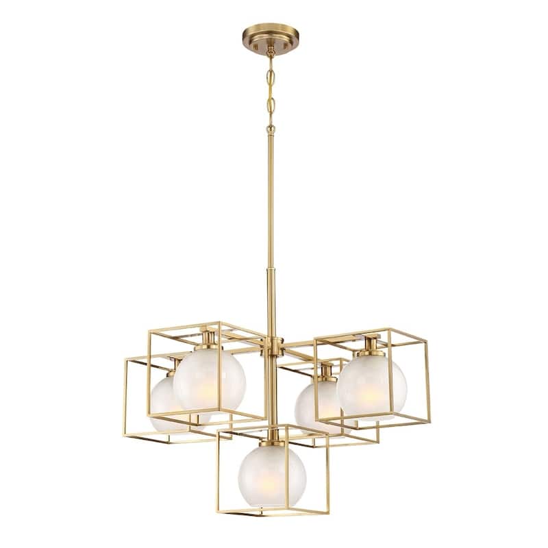 Cowen 5 Light Chandelier - Brushed