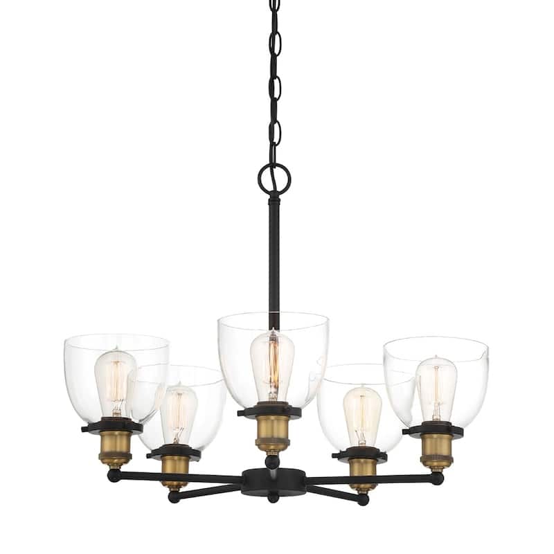 Bryson 5 Light Chandelier - Antiqued