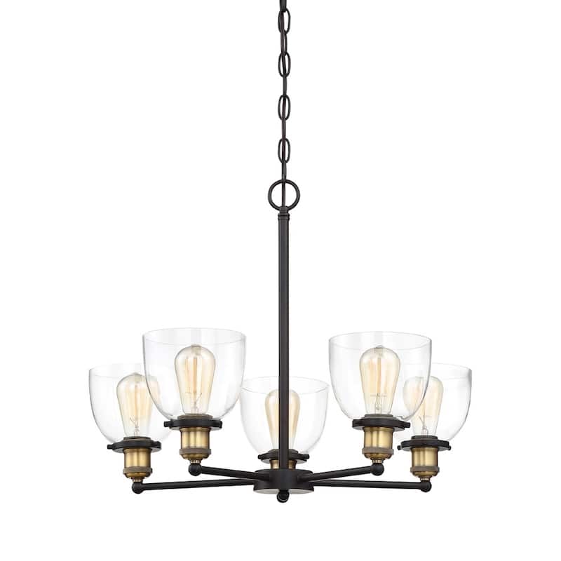 Bryson 5 Light Chandelier - Antiqued