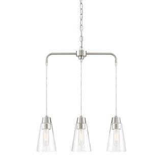Echo 3 Light Chandelier - Satin