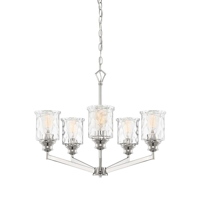 Drake 5 Light Chandelier - Polished
