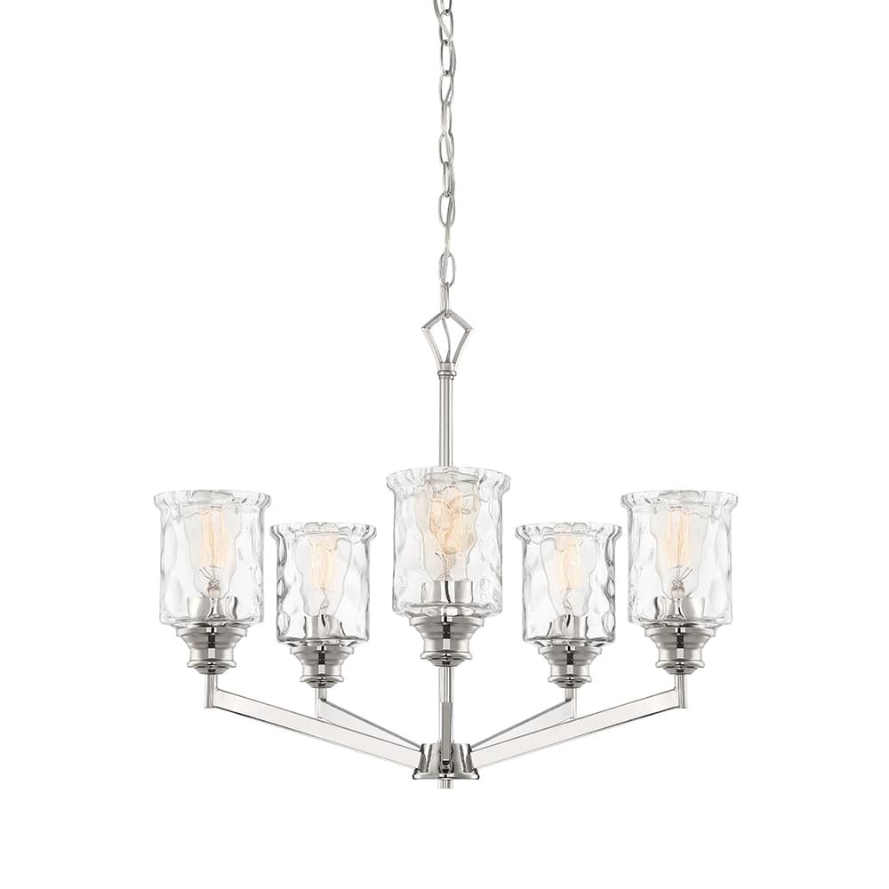 Drake 5 Light Chandelier - Polished