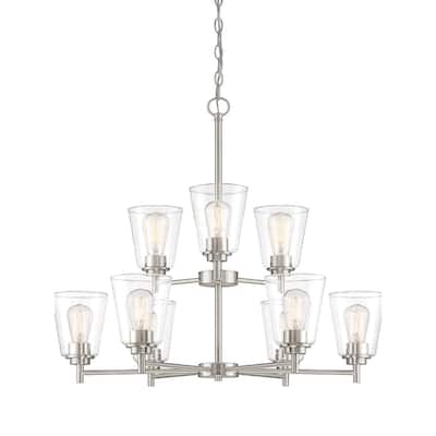 Westin 9 Light Chandelier - Satin