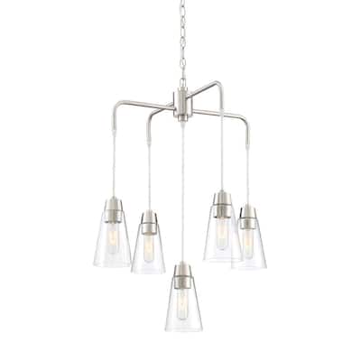 Echo 5 Light Chandelier - Satin