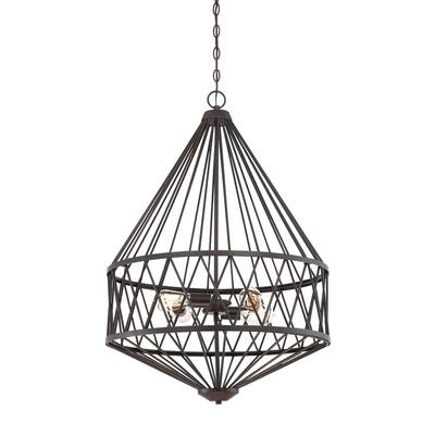 Arris 4 Light Pendant - Antiqued