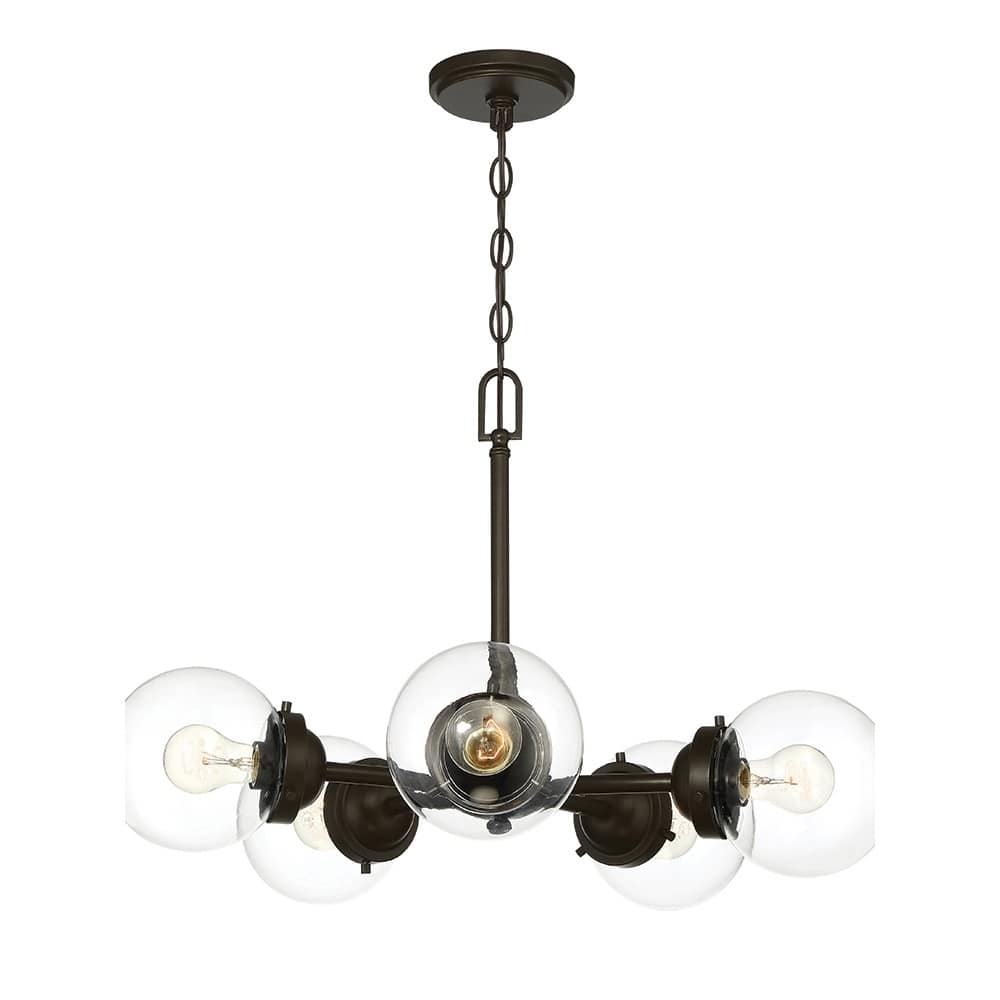 Knoll 5 Light Chandelier - Oil Rubbed