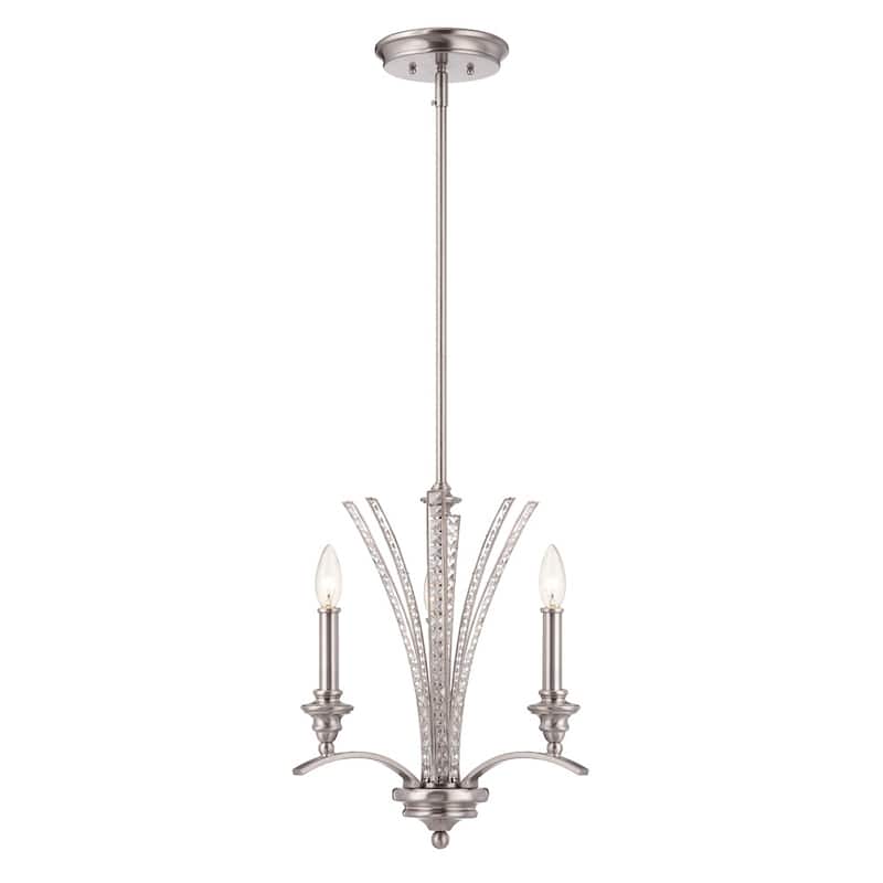 Grand Plazza 3 Light Chandelier - Satin