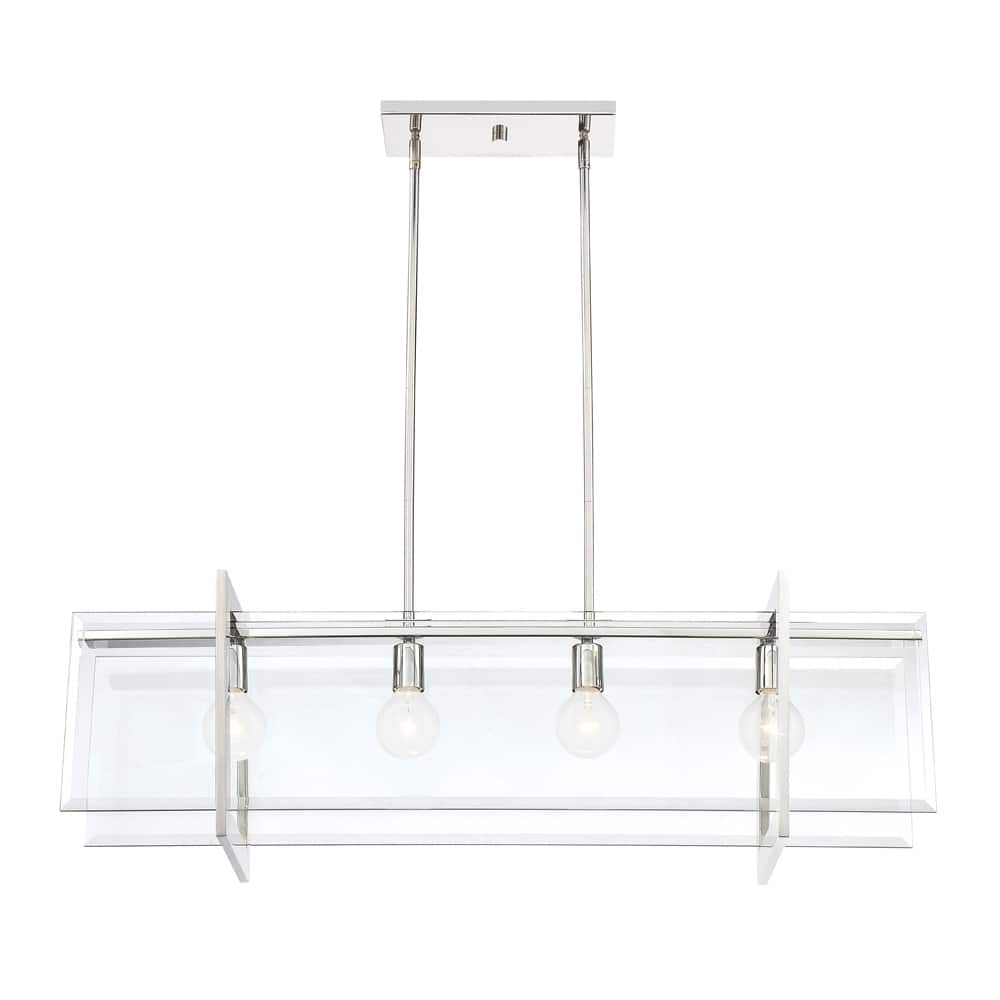 Ethan 4 Light Island Chandelier - Polished