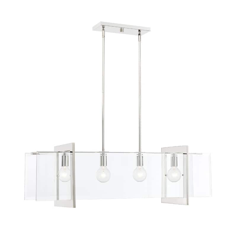 Ethan 4 Light Island Chandelier - Polished