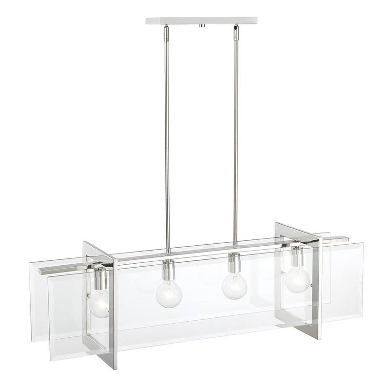 Ethan 4 Light Island Chandelier - Polished