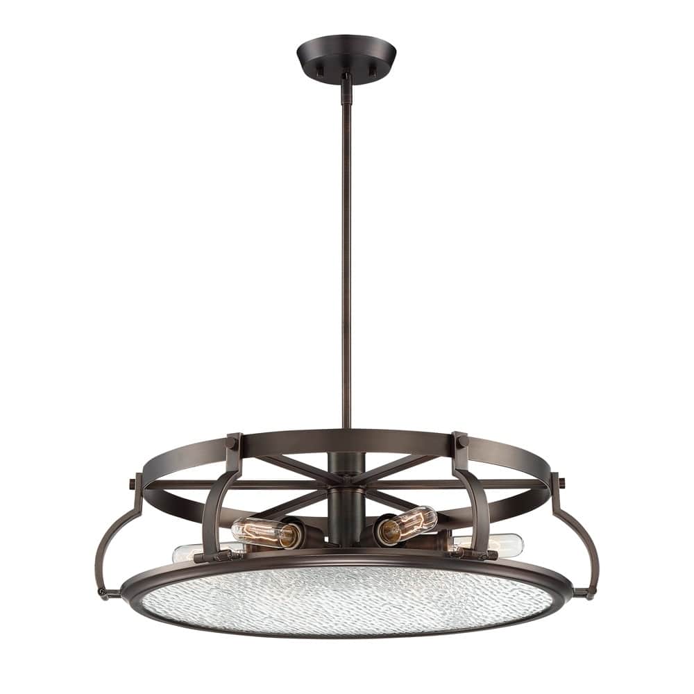 Eaton 6 Light Chandelier - Satin