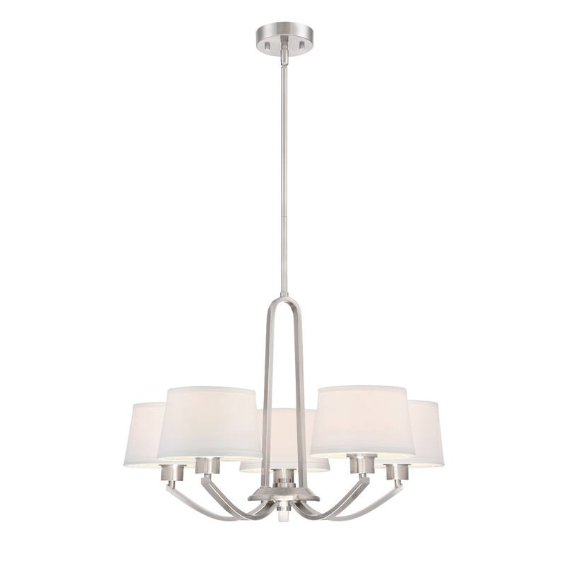 Studio 5 Light Chandelier - Satin