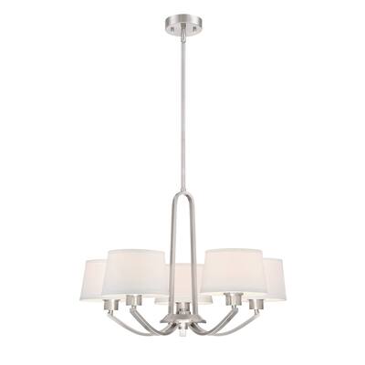 Studio 5 Light Chandelier - Satin