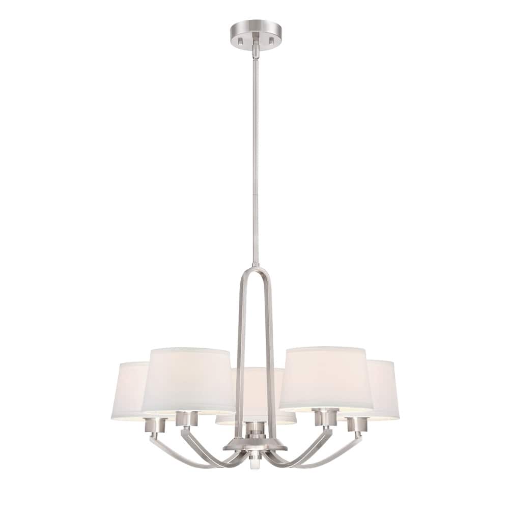 Studio 5 Light Chandelier - Satin