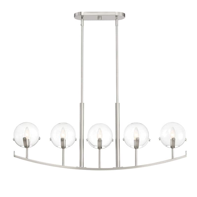 Spyglass 5 Light Island Chandelier - Satin