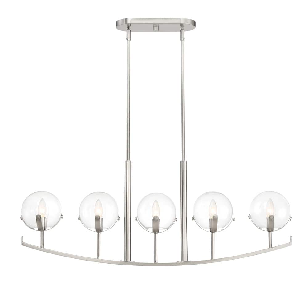 Spyglass 5 Light Island Chandelier - Satin