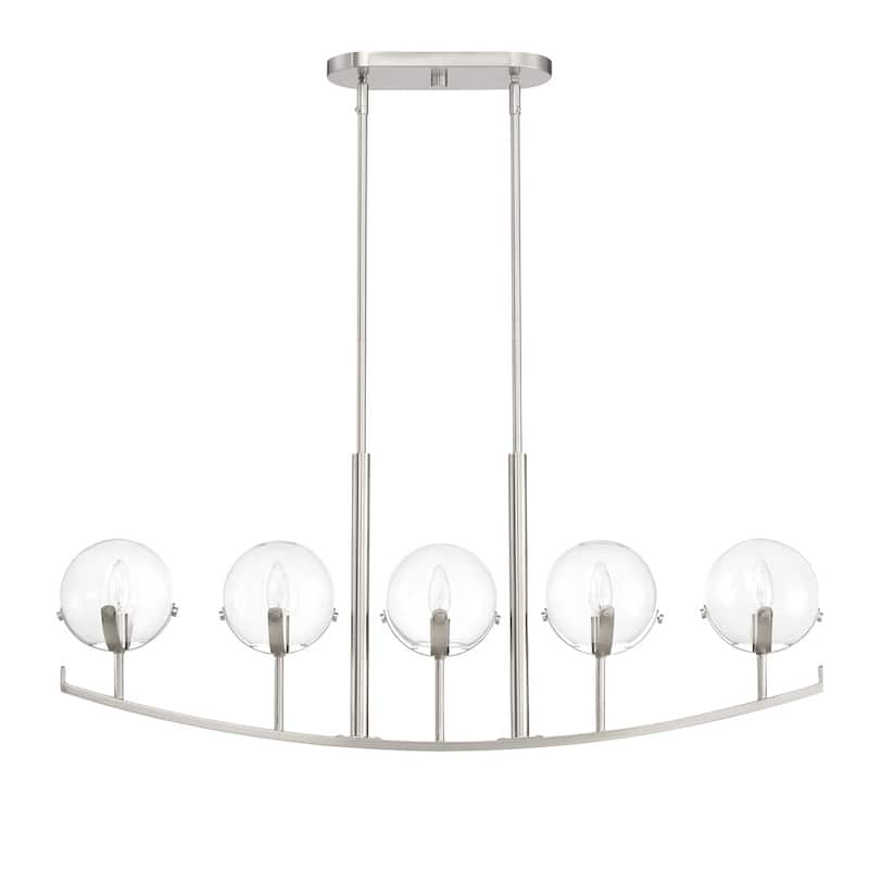 Spyglass 5 Light Island Chandelier - Satin