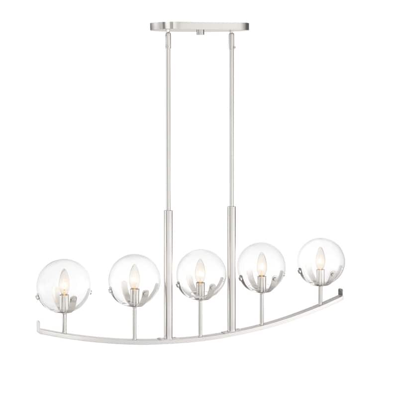 Spyglass 5 Light Island Chandelier - Satin