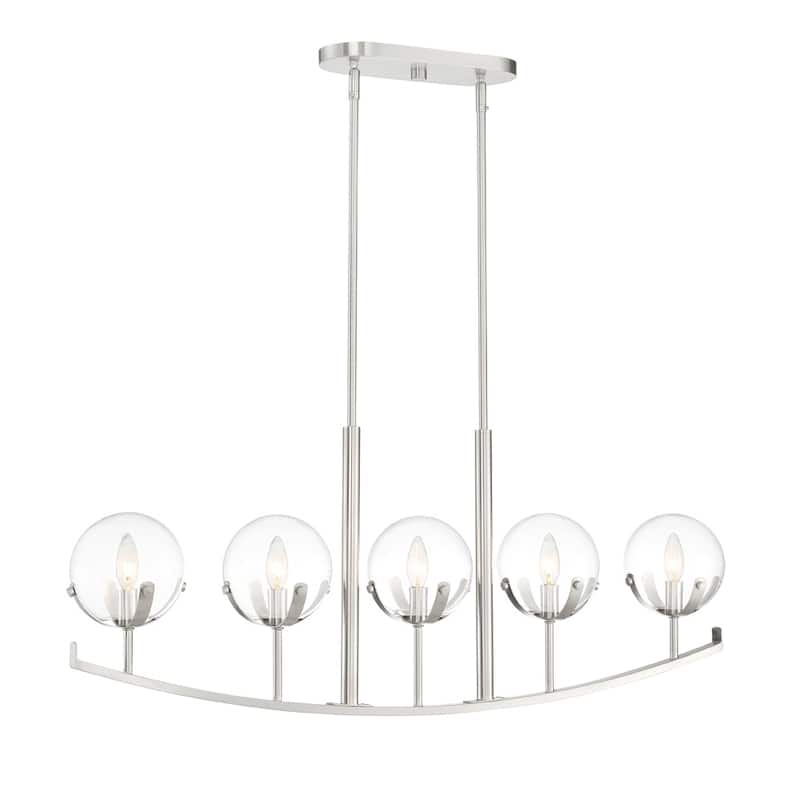 Spyglass 5 Light Island Chandelier - Satin