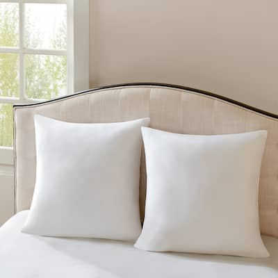 Madison Park Signature Cotton Sateen White Euro Pillow