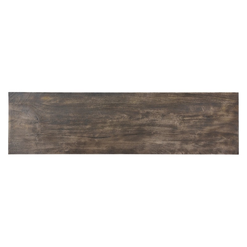 Lark Mango Wood Dining Bench with silver legs - 60"