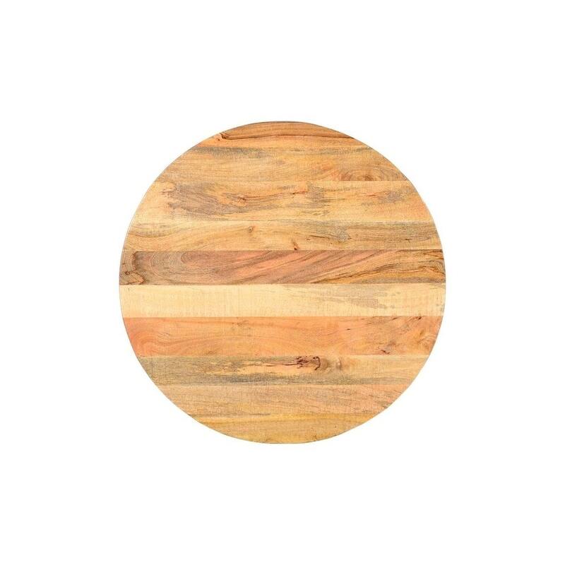 ROOT Natural Mango Wood Round Coffee Table - 35