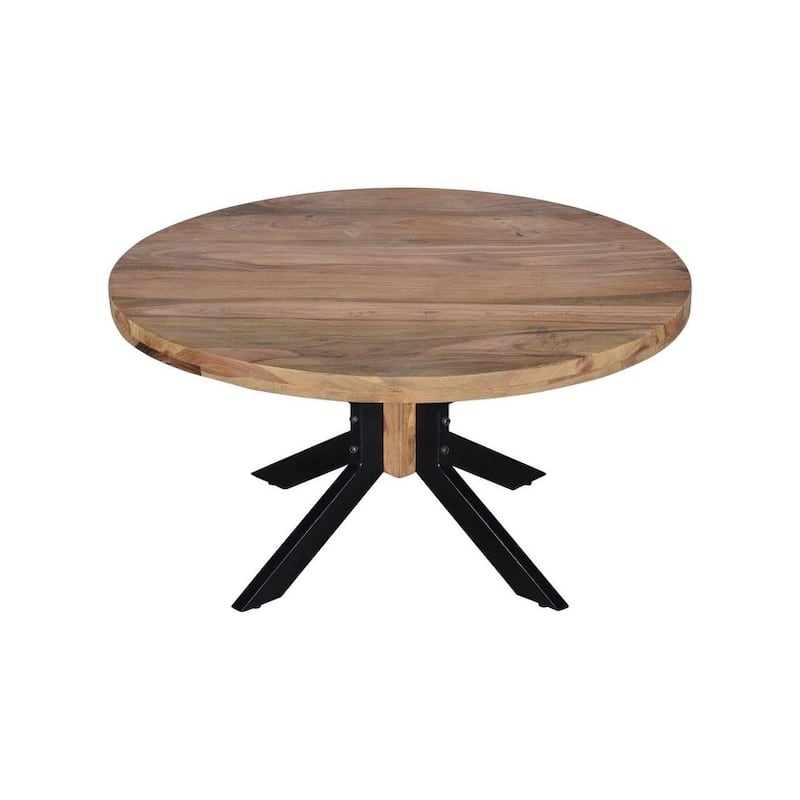 ROOT Sheesham Wood Round Coffee Table