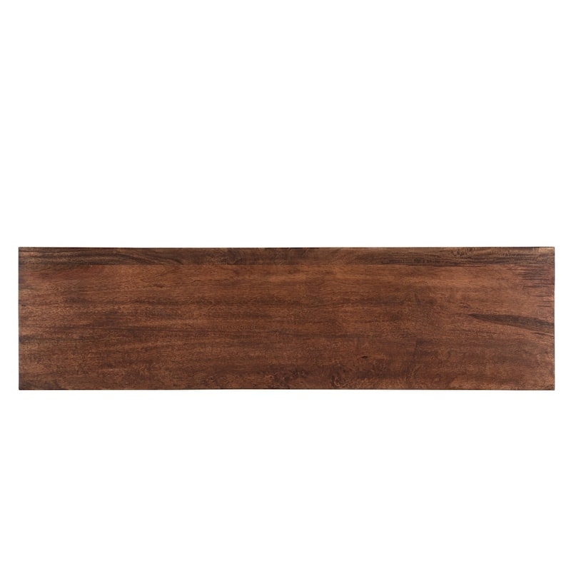 Lark Mango Wood Dining Bench with Gold legs - 60"
