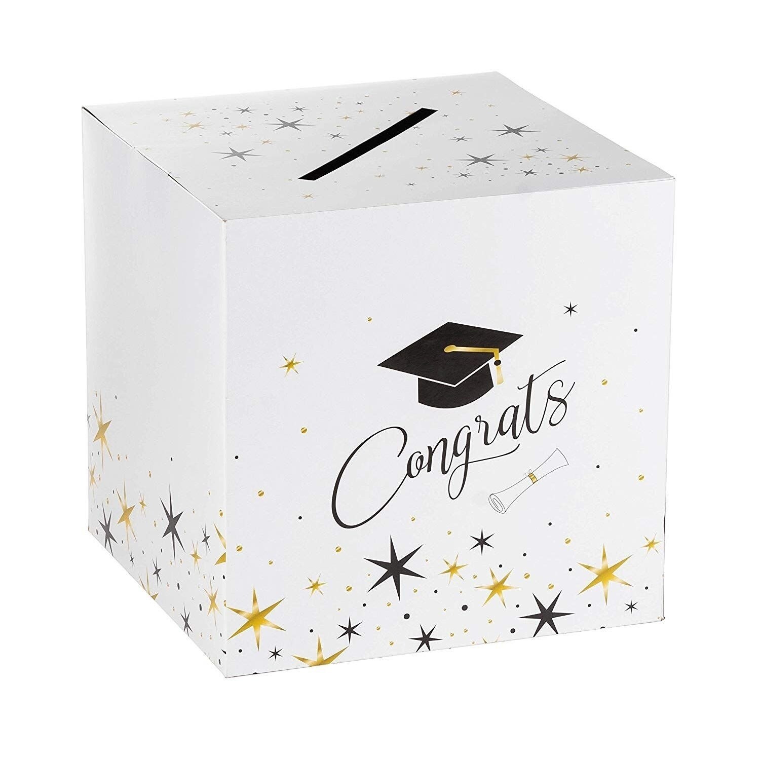 grad card holder Graduation Greeting Paper Box for Party, Party Favors 12