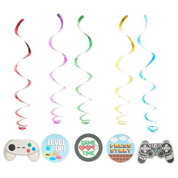Shop 30x Video Game Hanging Swirl Spiral Decorations For Ceiling