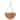 Metal Hanging Planter Basket with Coconut Coir Husk Flower Pot, 10 x 10 x 5.1 in