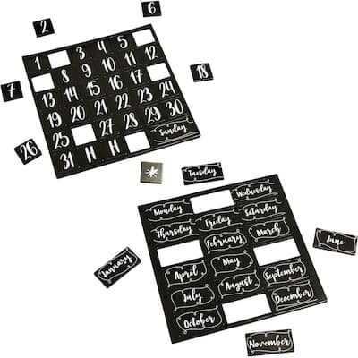 Calendar Date, Months & Weeks Indicators Magnets for Fridge Refrigerator Locker