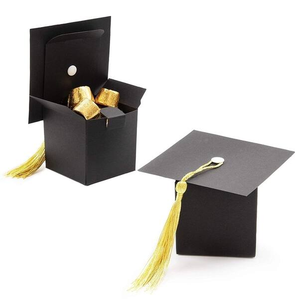36 Packs Graduate Cap Treat Boxes Graduation Party Decoration Supplies For Candy Chocolate Gifts 2 3 X 2 3 Inches Overstock 31069700