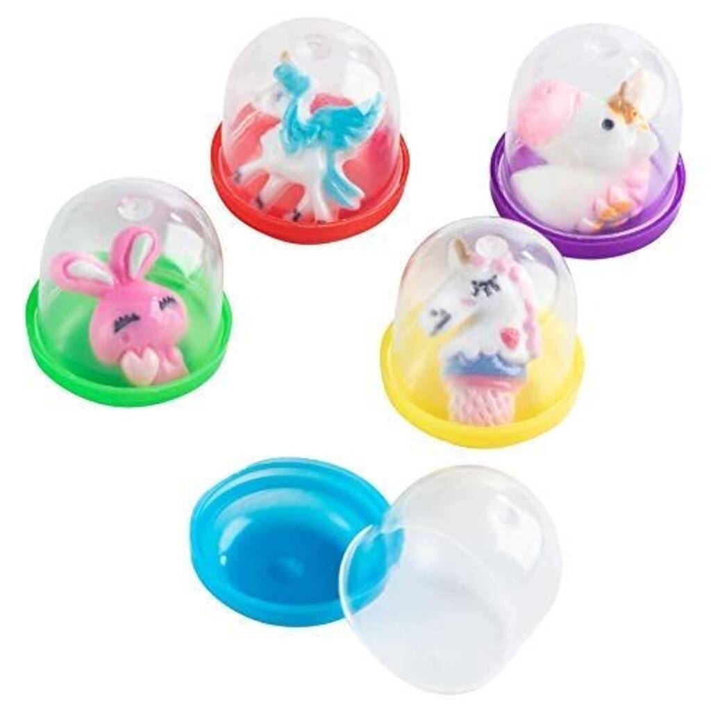 250 Pack Vending Machine Toy Capsule 1", Clear Empty Cases for Kids Party Favors - 250 pack