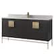 Option Black/Satin Brass