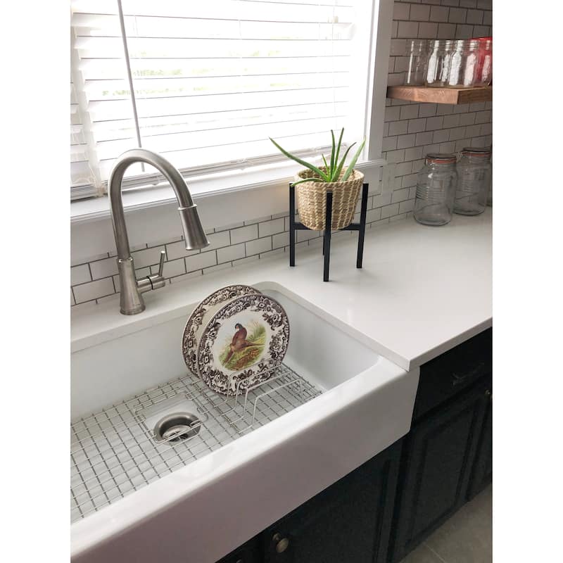 Sinkology SinkSense GridLogic Latch-On Bottom Grid Kitchen Sink Organizer