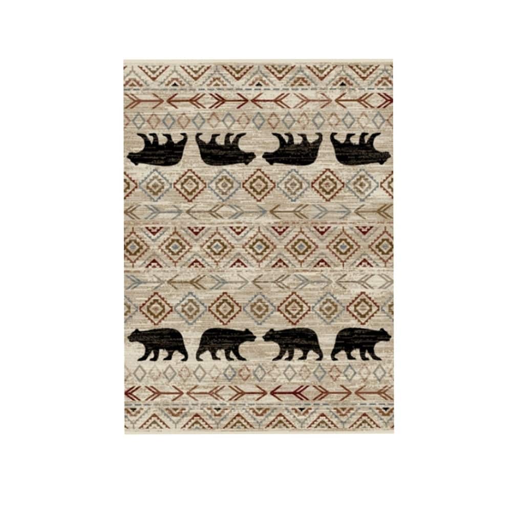 Cozy Cabin Rustic Quilt Accent Rug 30"x46"