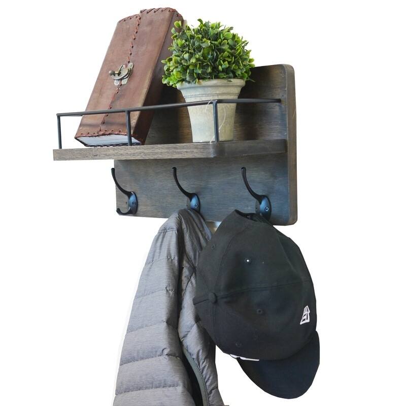 ABN5E127-BRN Floating Shelf Wall Mounted Storage Shelf