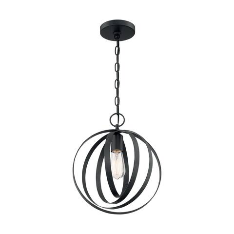 Pendleton 1-Light Pendant Fixture - Matte Black Finish - Matte Black - Matte Black