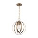 preview thumbnail 2 of 0, Pendleton 1-Light Pendant Fixture - Burnished Brass Finish - Burnished Brass - Burnished Brass