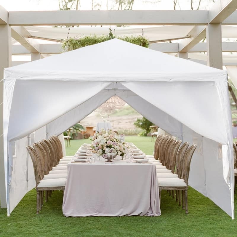 Outdoors Waterproof Tent with Spiral Tubes White 2 Styles