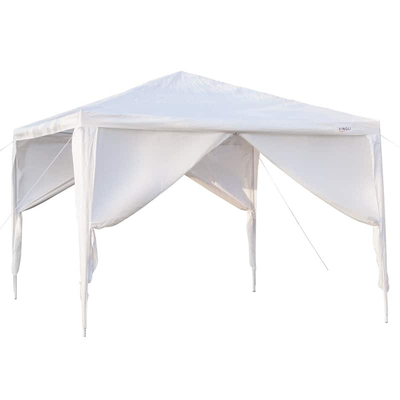 Outdoors Waterproof Tent with Spiral Tubes White 2 Styles