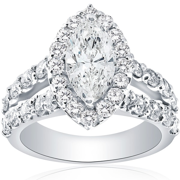 white gold marquise diamond ring