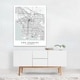 Los Angeles California Maps Minimal Unframed Wall Art Print/Poster ...