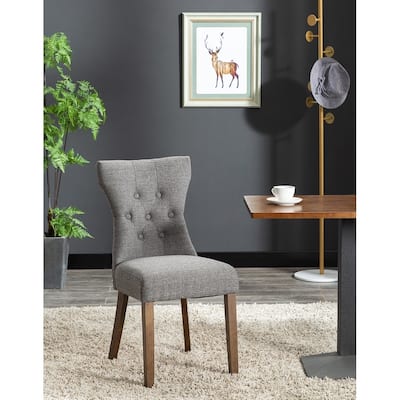 Porthos Home Gerson Set of 2 Modern Dining Chairs, Fabric Upholstery
