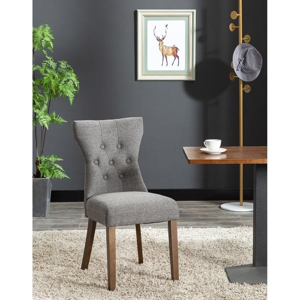 slide 1 of 14, Porthos Home Gerson Set of 2 Modern Dining Chairs, Fabric Upholstery