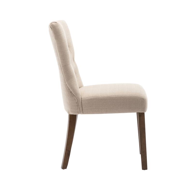Porthos Home Gerson Set of 2 Modern Dining Chairs, Fabric Upholstery